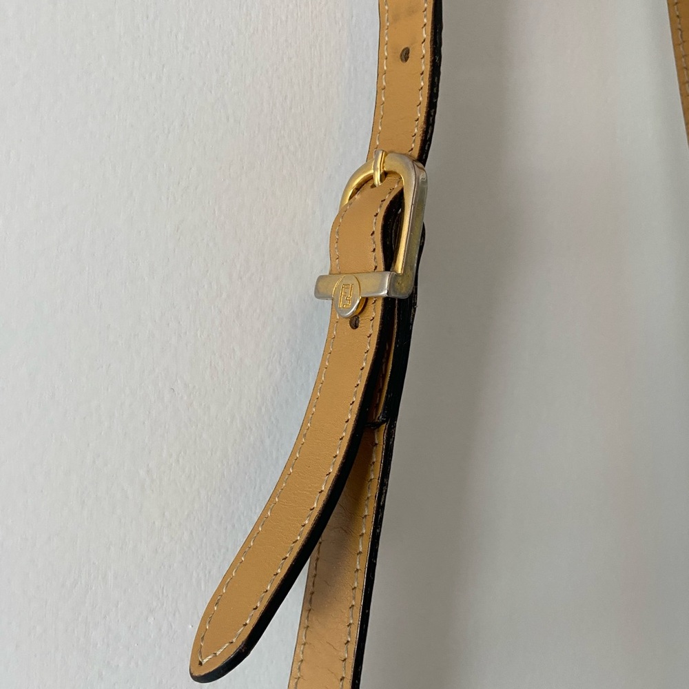 Fendi Black and Tan Striped Bag - Picture 9 of 11